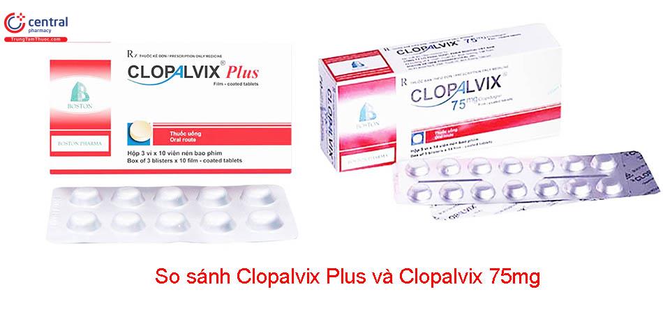 So sánh giữa Clopalvix Plus và Clopalvix 75mg