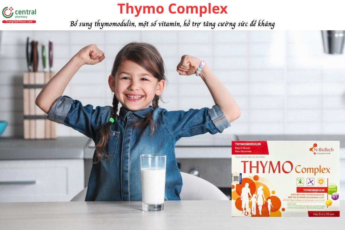 Thymo Complex - Bổ sung Thymomodulin và một số vitamin, hỗ trợ tăng cường sức đề kháng