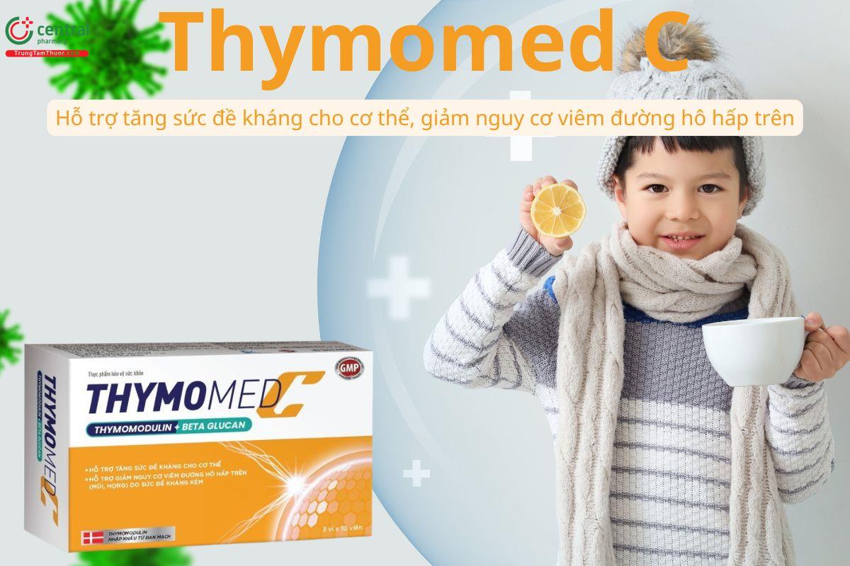 Thymomed C giúp củng cố hàng rào miễn dịch và bảo vệ hệ hô hấp