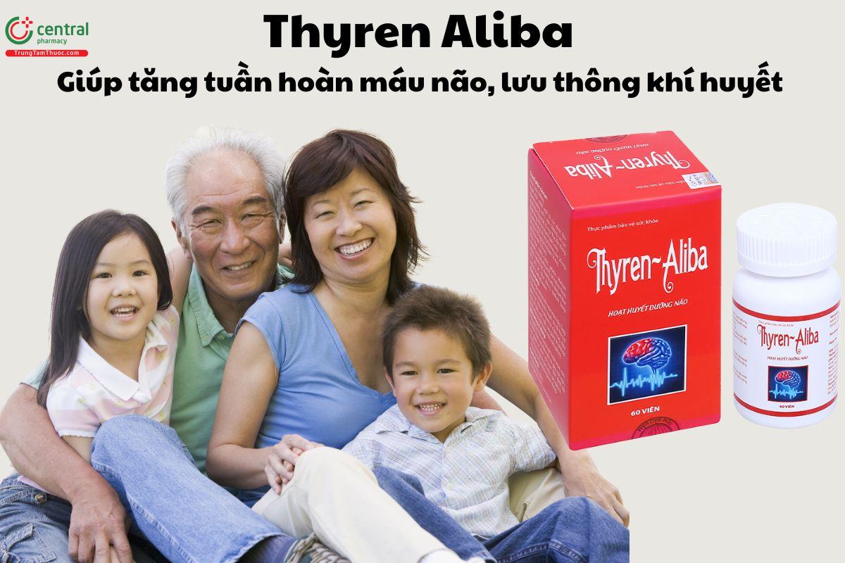 Thyren-Aliba - Tăng cường tuần hoàn máu lên não, cải thiện trí nhớ