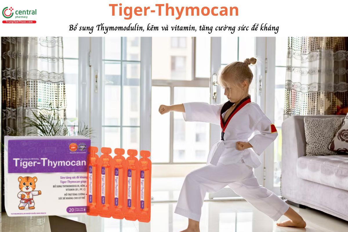 Tiger-Thymocan bổ sung Thymomodulin, vitamin, hỗ trợ tăng cường đề kháng