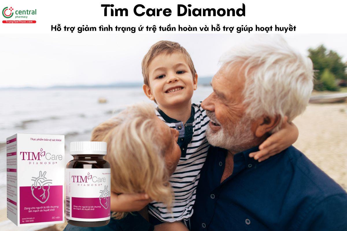 Tim Care Diamond - Giúp cải thiện lưu thông máu, bảo vệ tim mạch