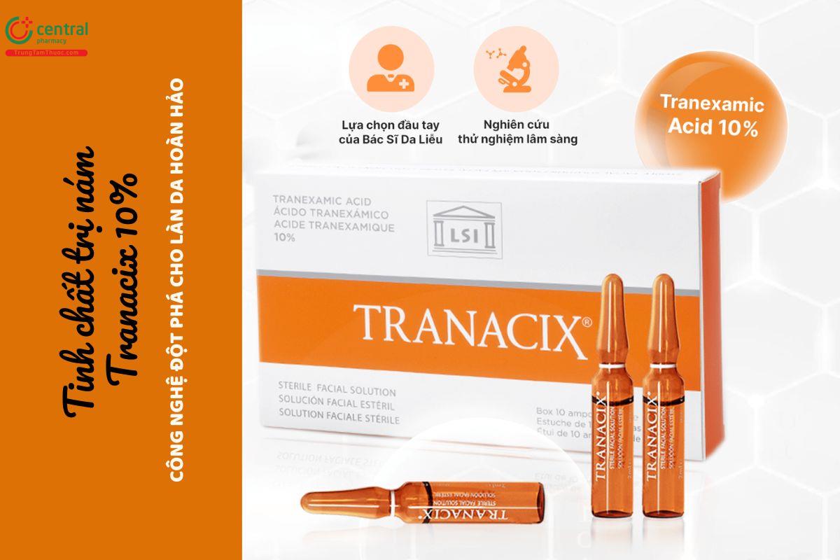 Tinh chất trị nám Tranacix 10% - giải pháp đặc trị thâm, sạm, nám da