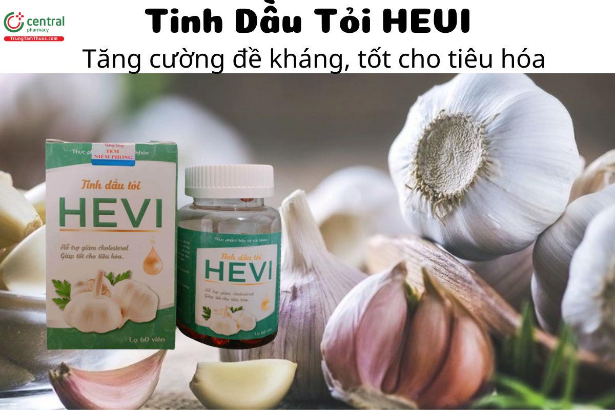 Tinh Dầu Tỏi HEVI - Tăng cường đề kháng, tốt cho tiêu hóa