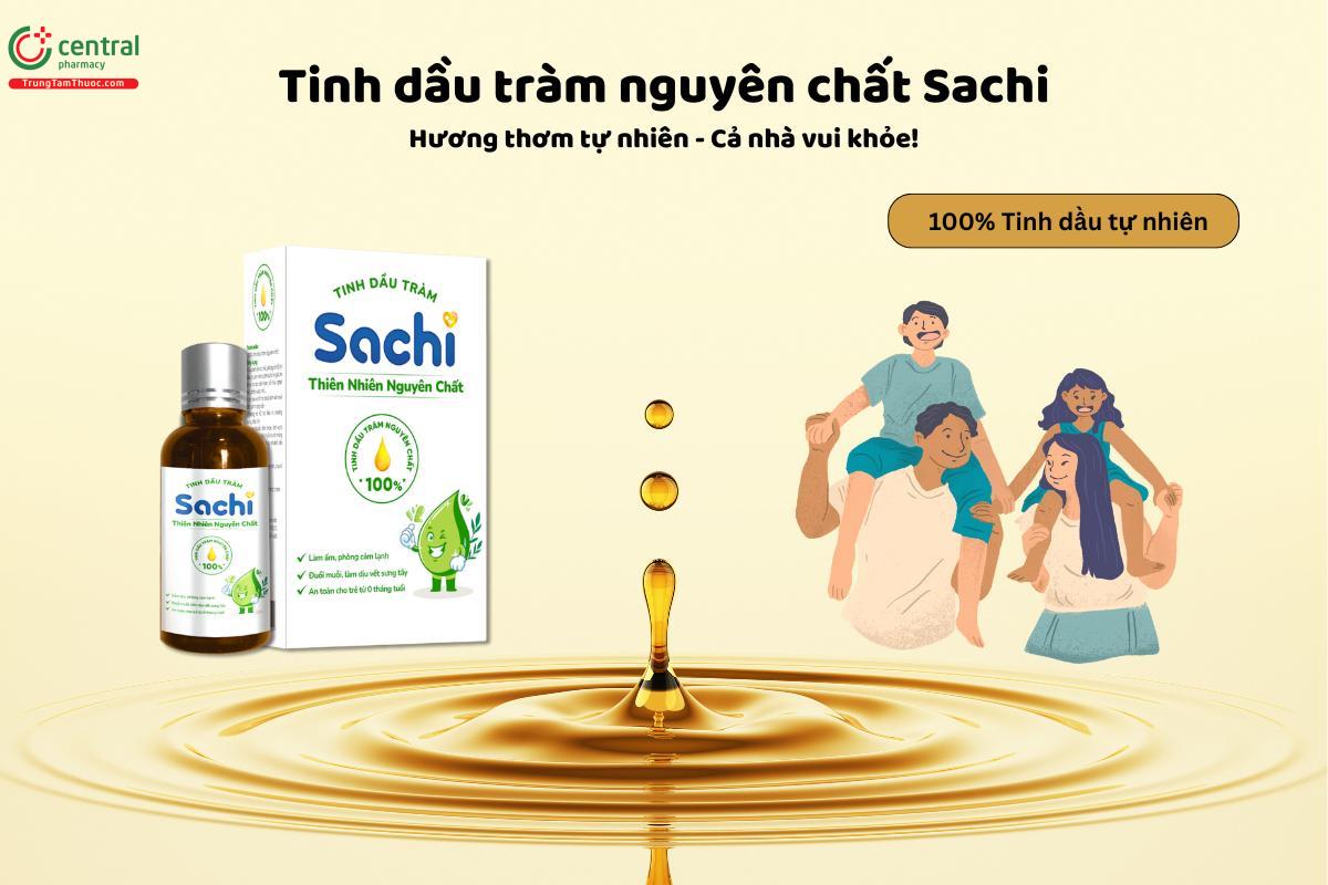 Tinh dầu tràm nguyên chất Sachi 30ml