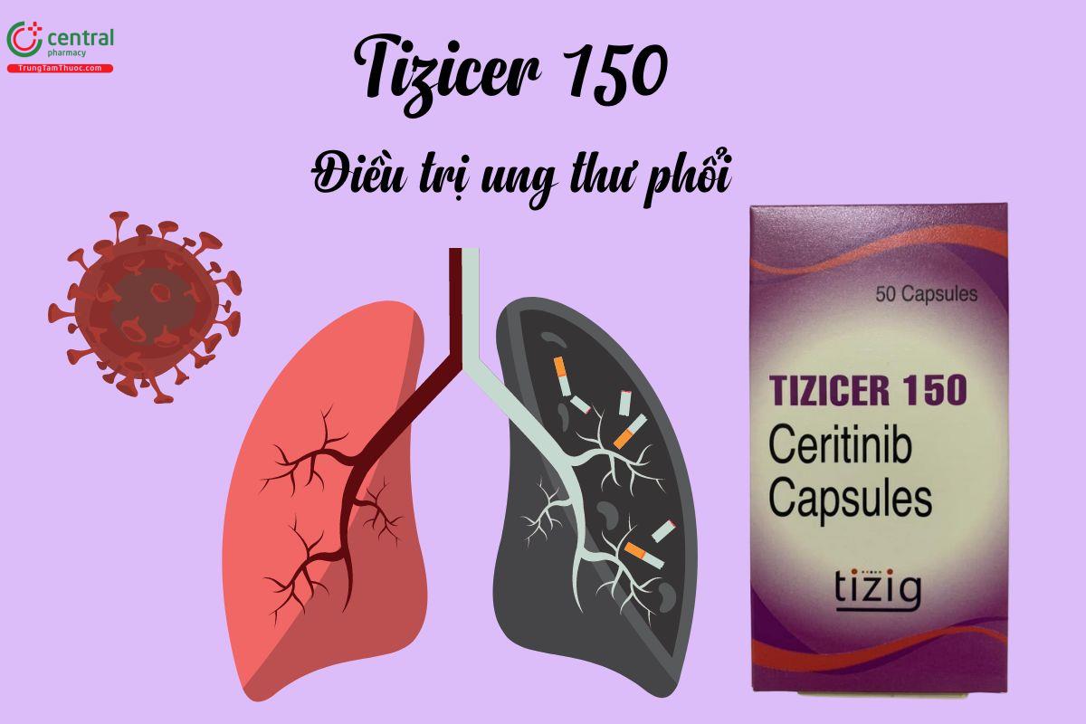 Tizicer 150mg chỉ định