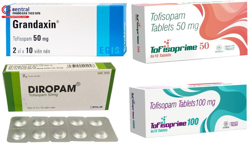 Các thuốc chứa Tofisopam