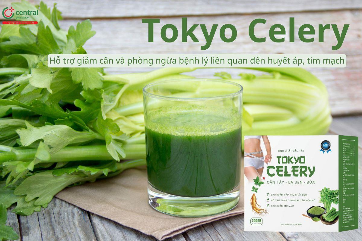 Tokyo Celery giúp giảm cân và phòng bệnh lý huyết áp, tim mạch