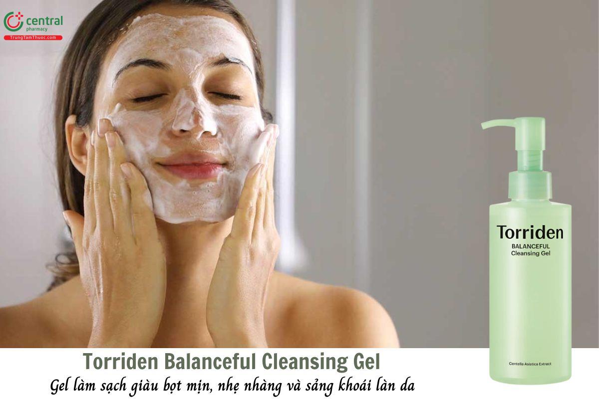 Torriden Balanceful Cleansing Gel - Làm sạch nhẹ nhàng, giảm dầu nhờn