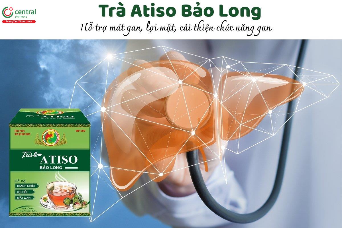 Trà Atiso Bảo Long hỗ trợ mát gan, lợi mật, cải thiện chức năng gan
