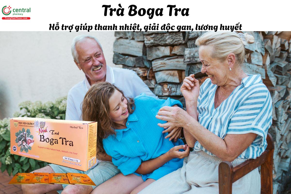 Trà Boga Tra - Giúp làm mát cơ thể, góp phần loại bỏ độc tố ra khỏi gan
