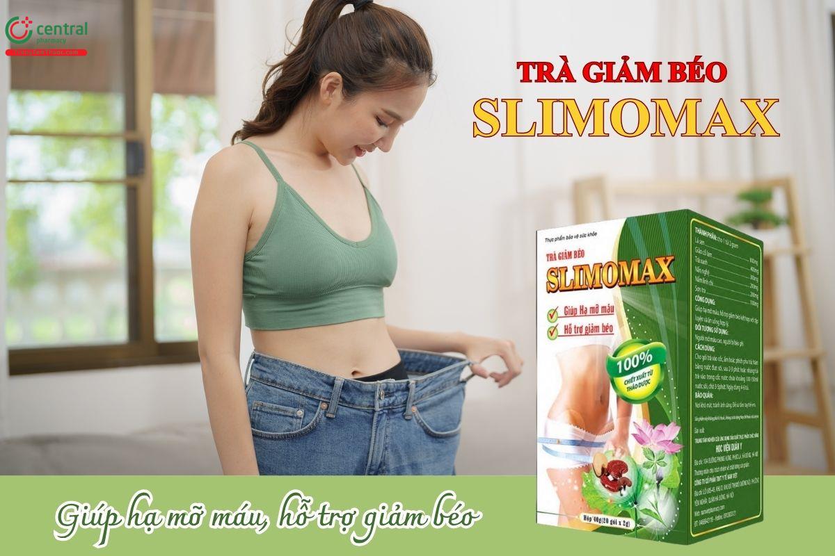 Trà giảm béo Slimomax - Hỗ trợ giảm mỡ máu và giúp kiểm soát cân nặng