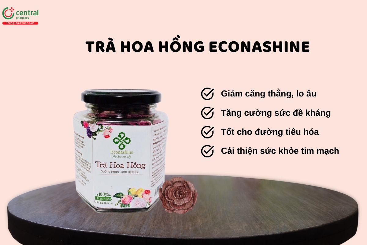 Trà Hoa Hồng Econashine (Lọ thủy tinh) có tác dụng gì?