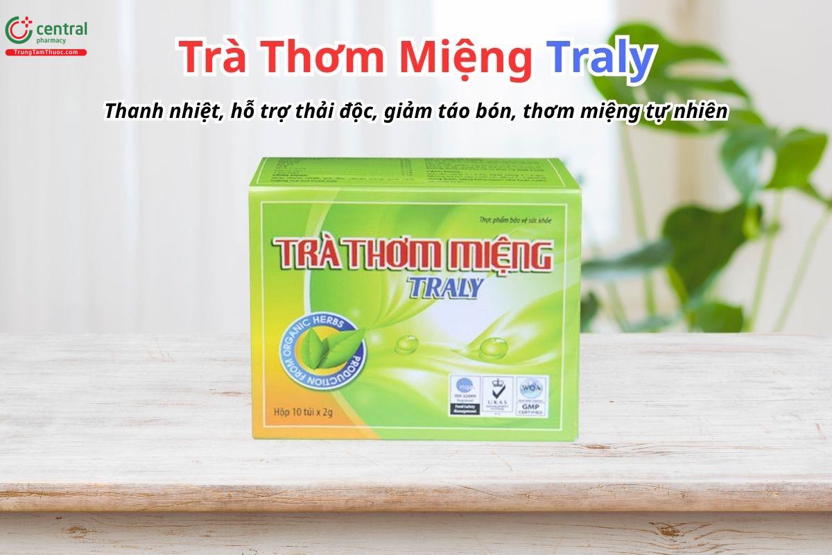 Trà Thơm Miệng Traly giúp thanh nhiệt, hỗ trợ thải độc, giảm táo bón, thơm miệng tự nhiên