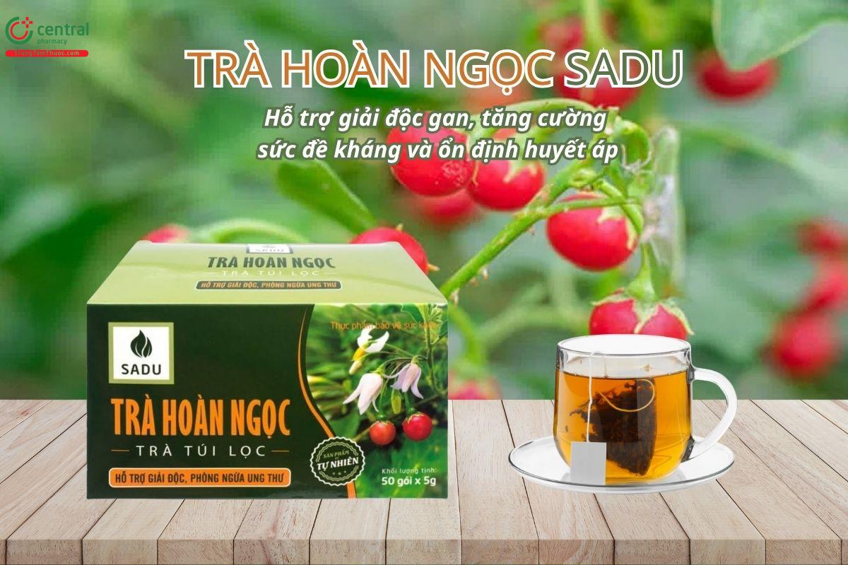 Trà Hoàn Ngọc Sadu hỗ trợ giải độc gan, tăng cường sức đề kháng và ổn định huyết áp