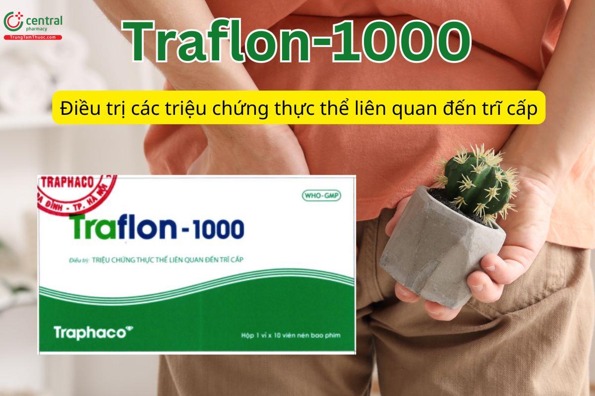Traflon-1000 cải thiện các triệu chứng thực thể của bệnh trĩ