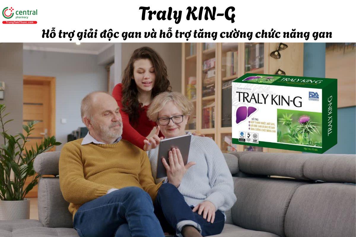 Traly Kin-G - Giúp mát gan, thanh lọc cơ thể, thải độc gan