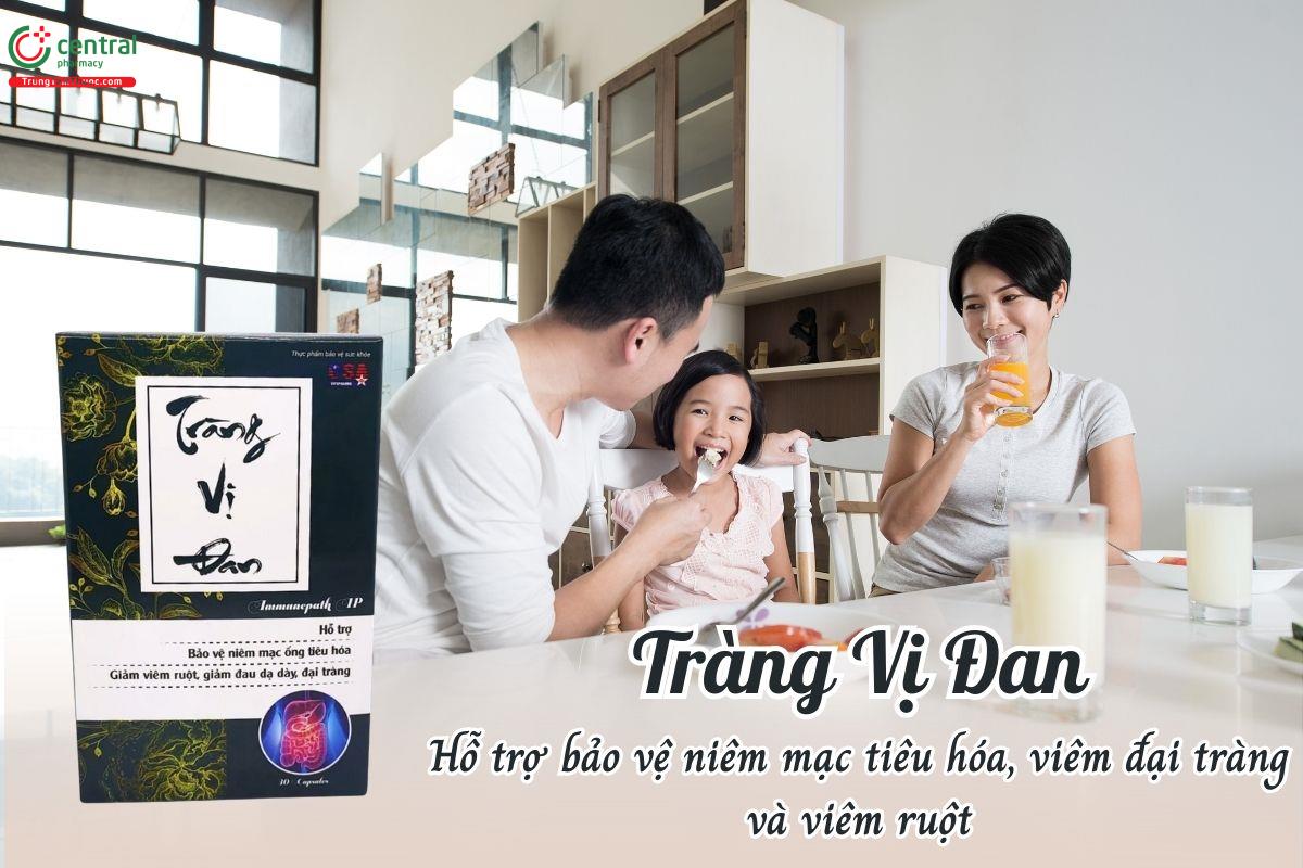 Tràng Vị Đan hỗ trợ bảo vệ niêm mạc tiêu hóa, viêm đại tràng và viêm ruột
