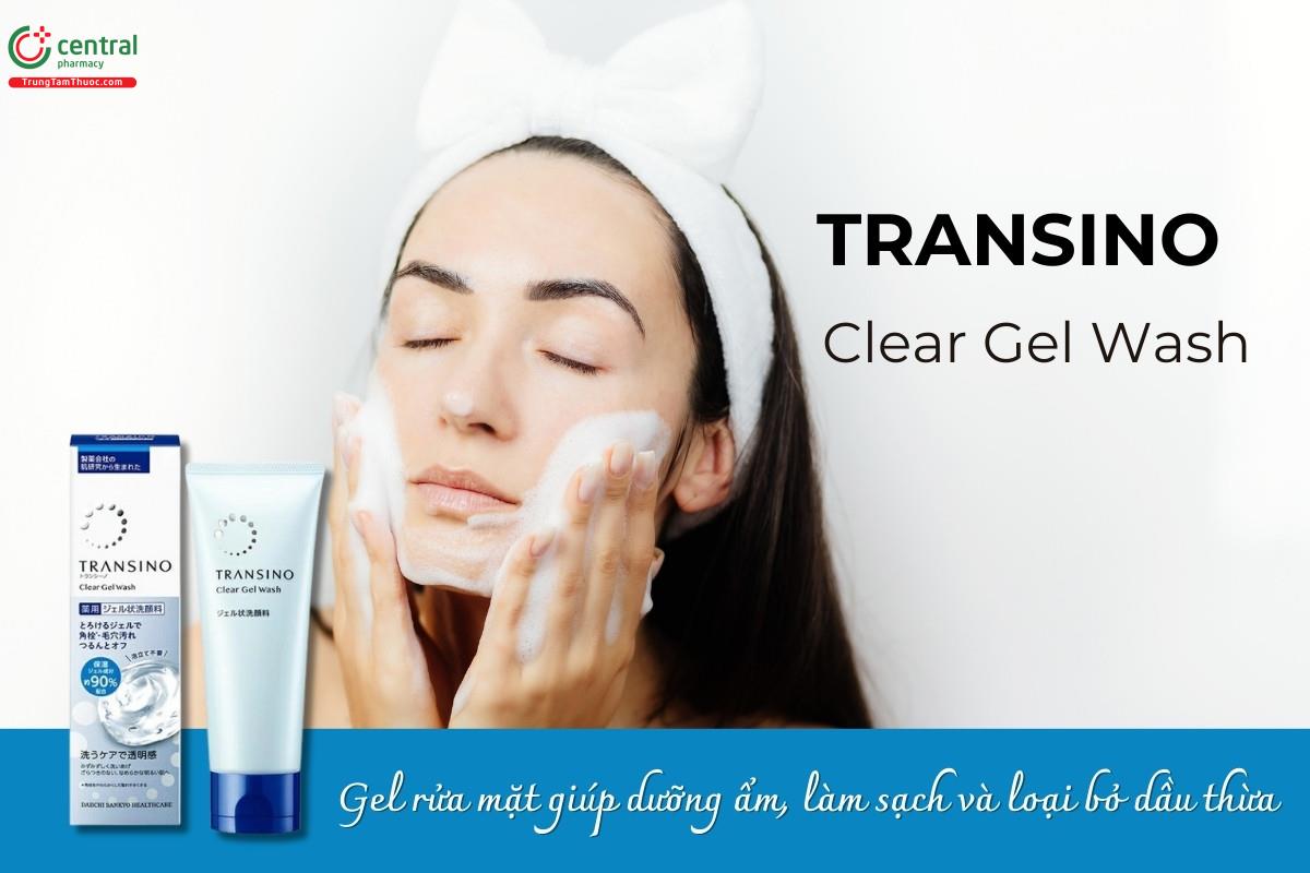 Gel rửa mặt Transino Clear Gel Wash 110g là sản phẩm của thương hiệu Transino, giúp loại bỏ bụi bẩn và bã nhờn trên da, đồng thời cấp ẩm, giúp làn da trở nên mềm mại và sáng mịn