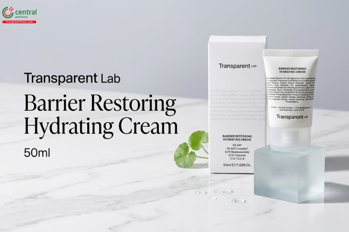 Kem dưỡng ẩm phục hồi hàng rào bảo vệ da Transparent Lab Barrier Restoring Hydrating Cream 50ml