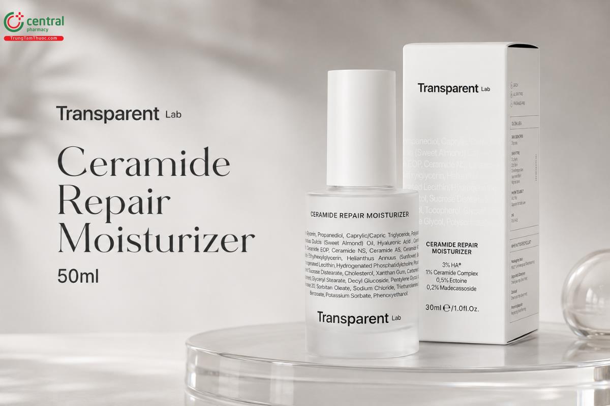 Kem dưỡng ẩm Transparent Lab Ceramide Repair Moisturizer 50ml