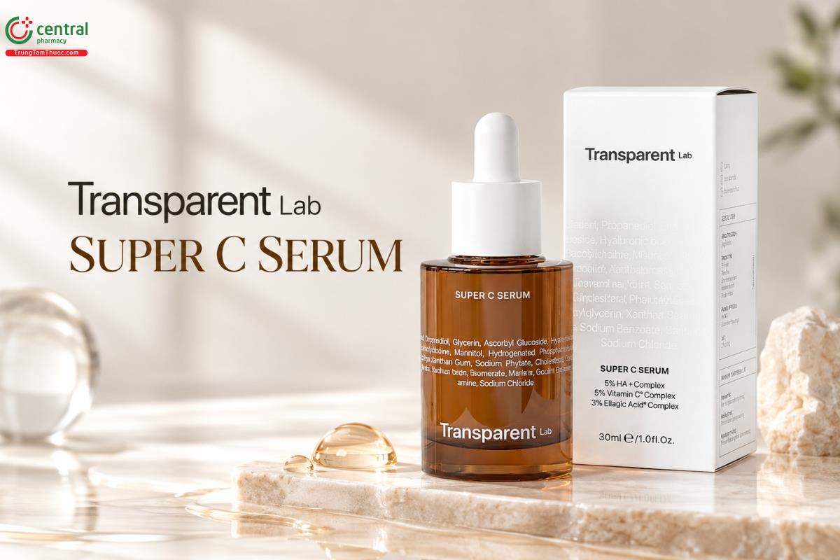 Transparent Lab SUPER C SERUM Serum dưỡng sáng và chống oxy hóa 30ml