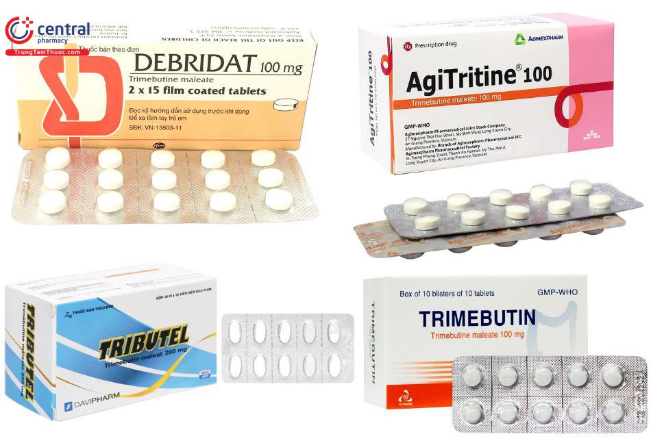 Thuốc chứa Trimebutine