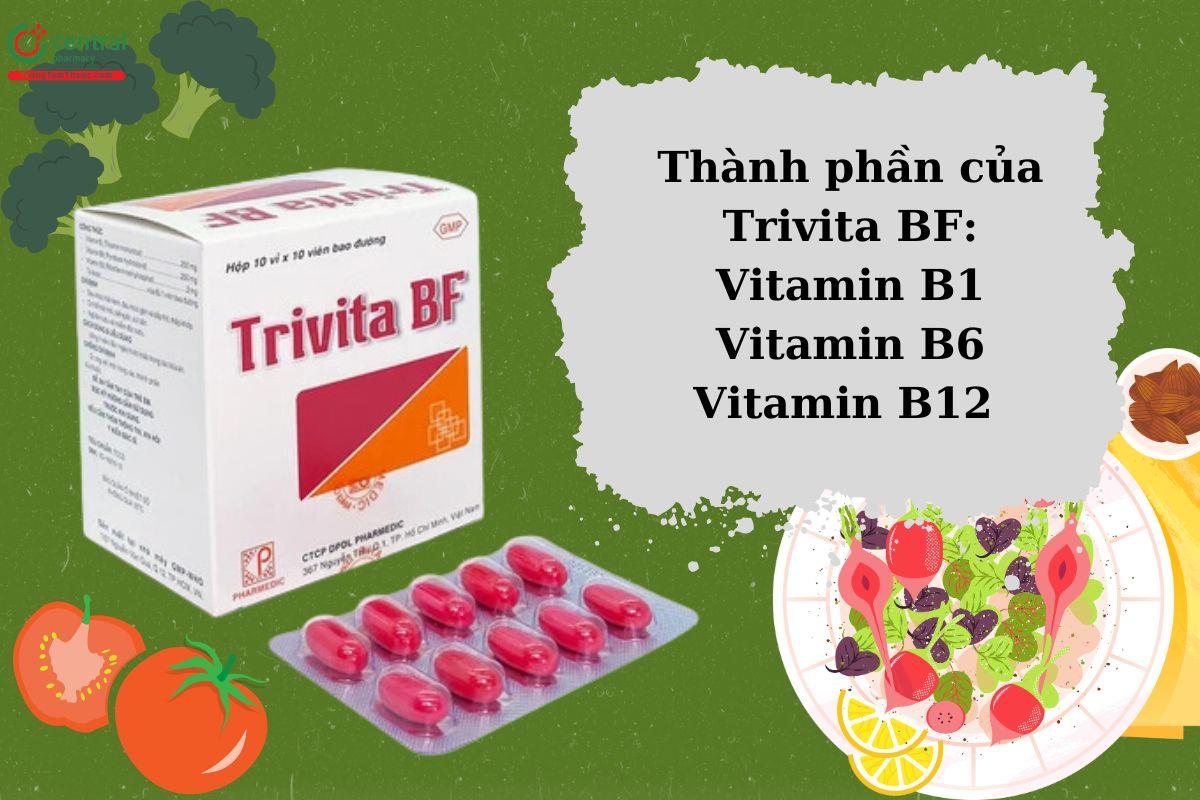 Thành phần của Trivita BF