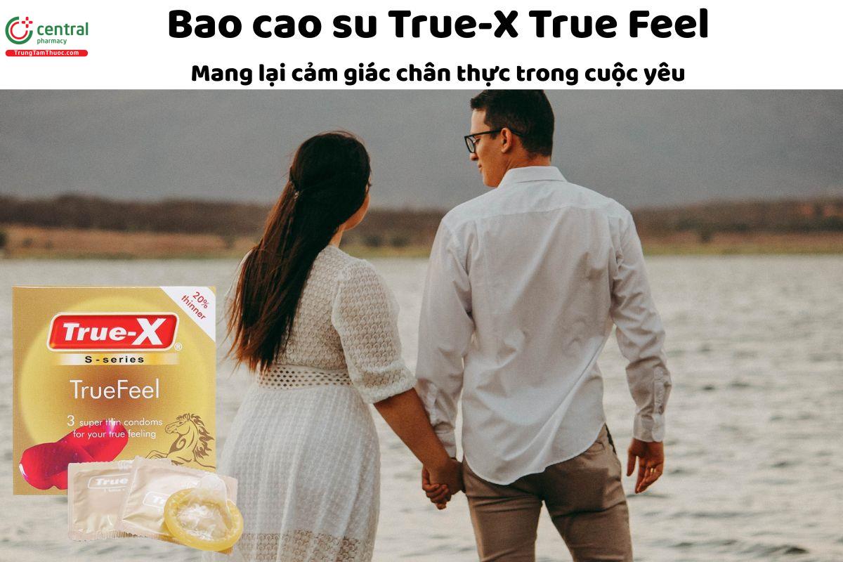 Bao cao su True-X True Feel - ôm sát tự nhiên, tạo cảm giác tự tin