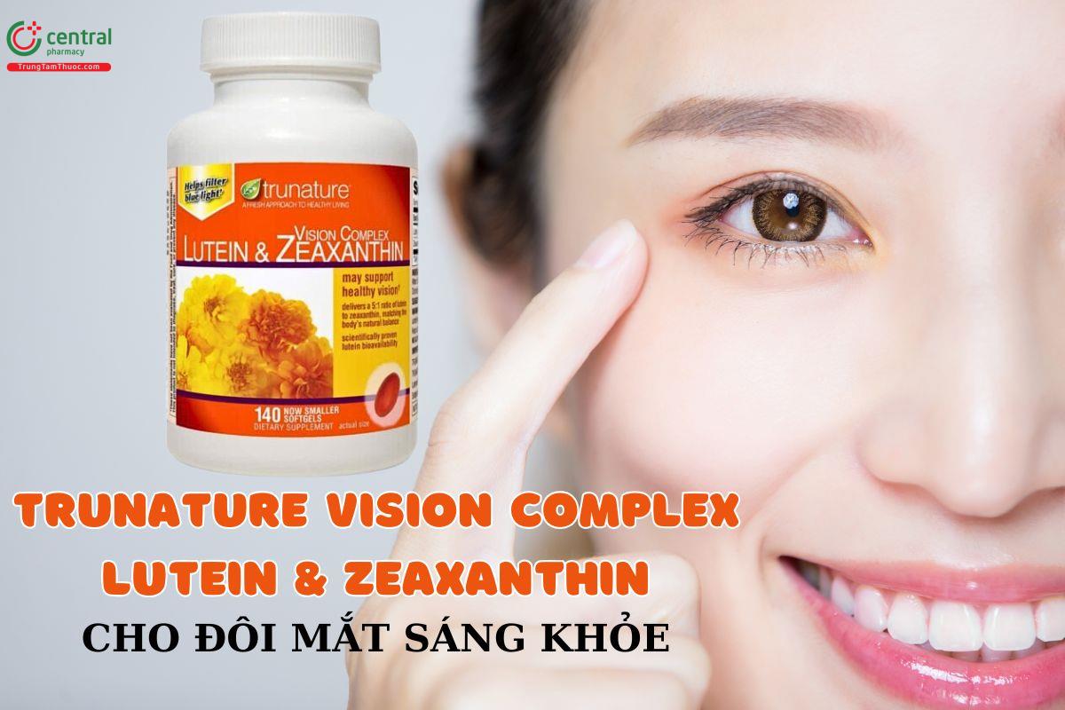 Bổ mắt Trunature Vision Complex Lutein & Zeaxanthin cho đôi mắt sáng khỏe