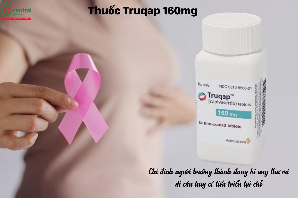 Chỉ định của thuốc Truqap 160mg