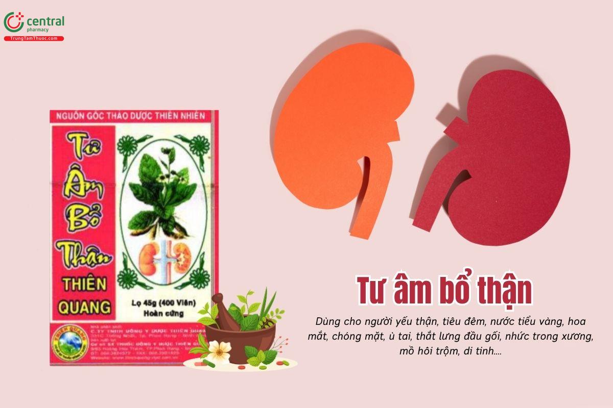 Thuốc Tư âm bổ thận Thiên Quang bổ thận, giảm suy nhược, gầy yếu