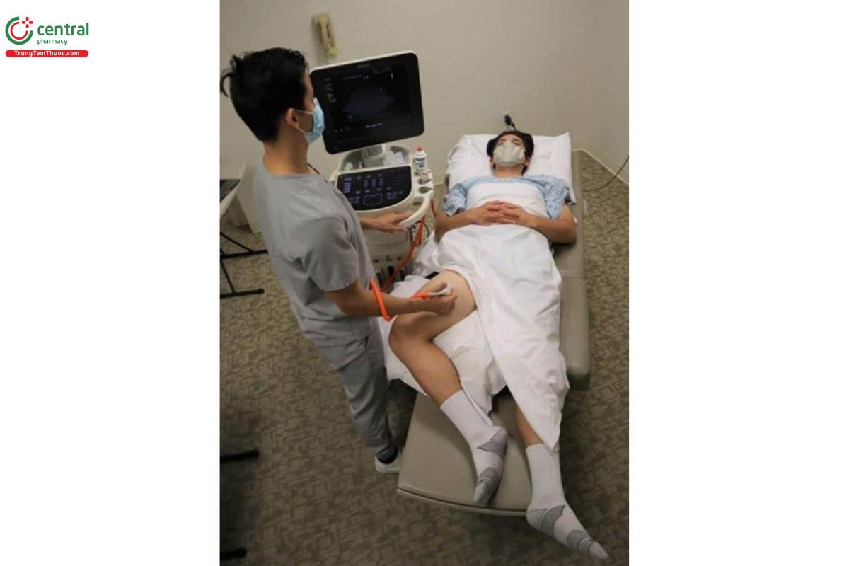 Tư thế bệnh nhân và vị trí đặt máy siêu âm