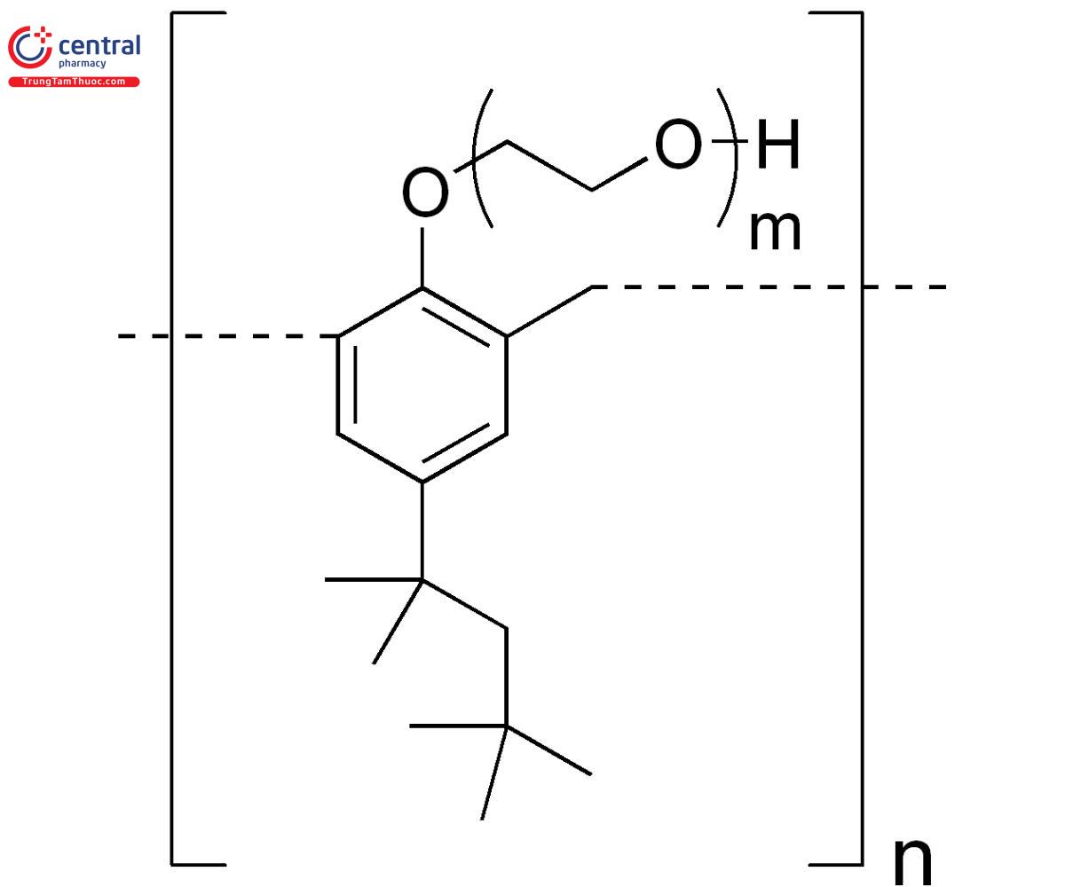 Công thức hóa học của Tyloxapol