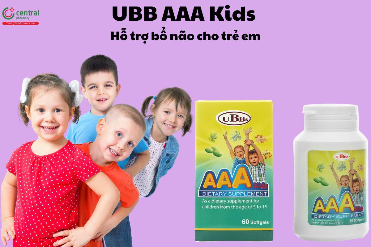 UBB AAA Kids - Bổ sung DHA và EPA phát triển của não bộ cho trẻ