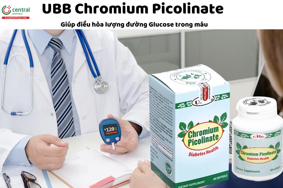 UBB Chromium Picolinate - Giúp điều hòa lượng đường trong máu