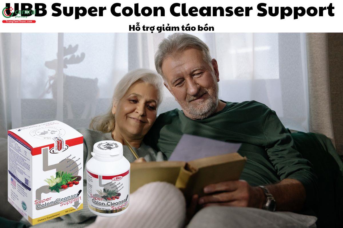 UBB Super Colon Cleanser Support - Giúp tiêu hóa khỏe, giảm táo bón