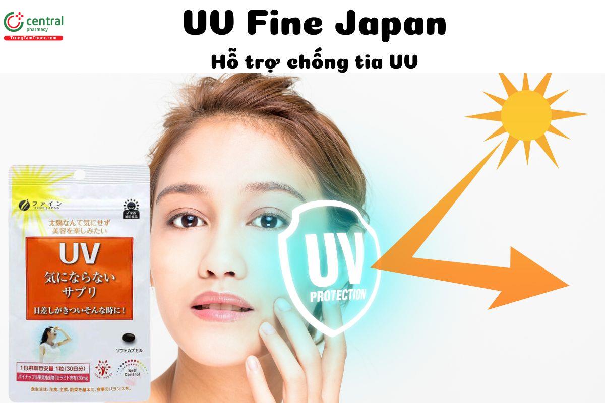 Viên uống chống nắng UV Fine Japan - Bảo vệ khỏi tia UV gây hại trên da