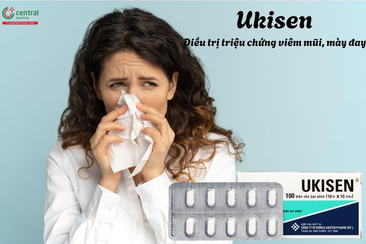 Thuốc Ukisen 10mg - Giảm triệu chứng viêm mũi dị ứng dai dẳng 