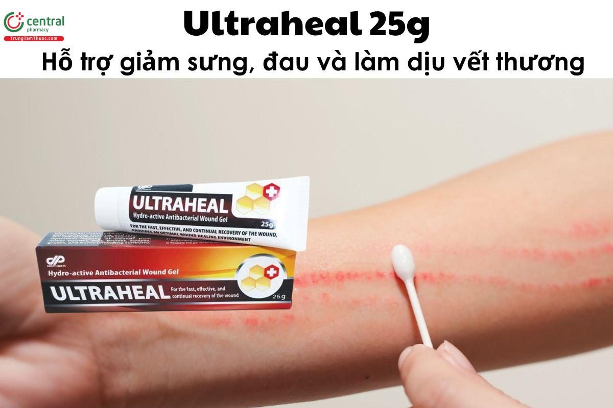 Thuốc Ultraheal 25g - Hỗ trợ giảm sưng, đau và làm dịu vết thương