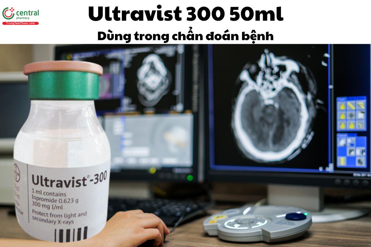 Thuốc Ultravist - 300 50ml - Sử dụng với mục đích chẩn đoán bệnh