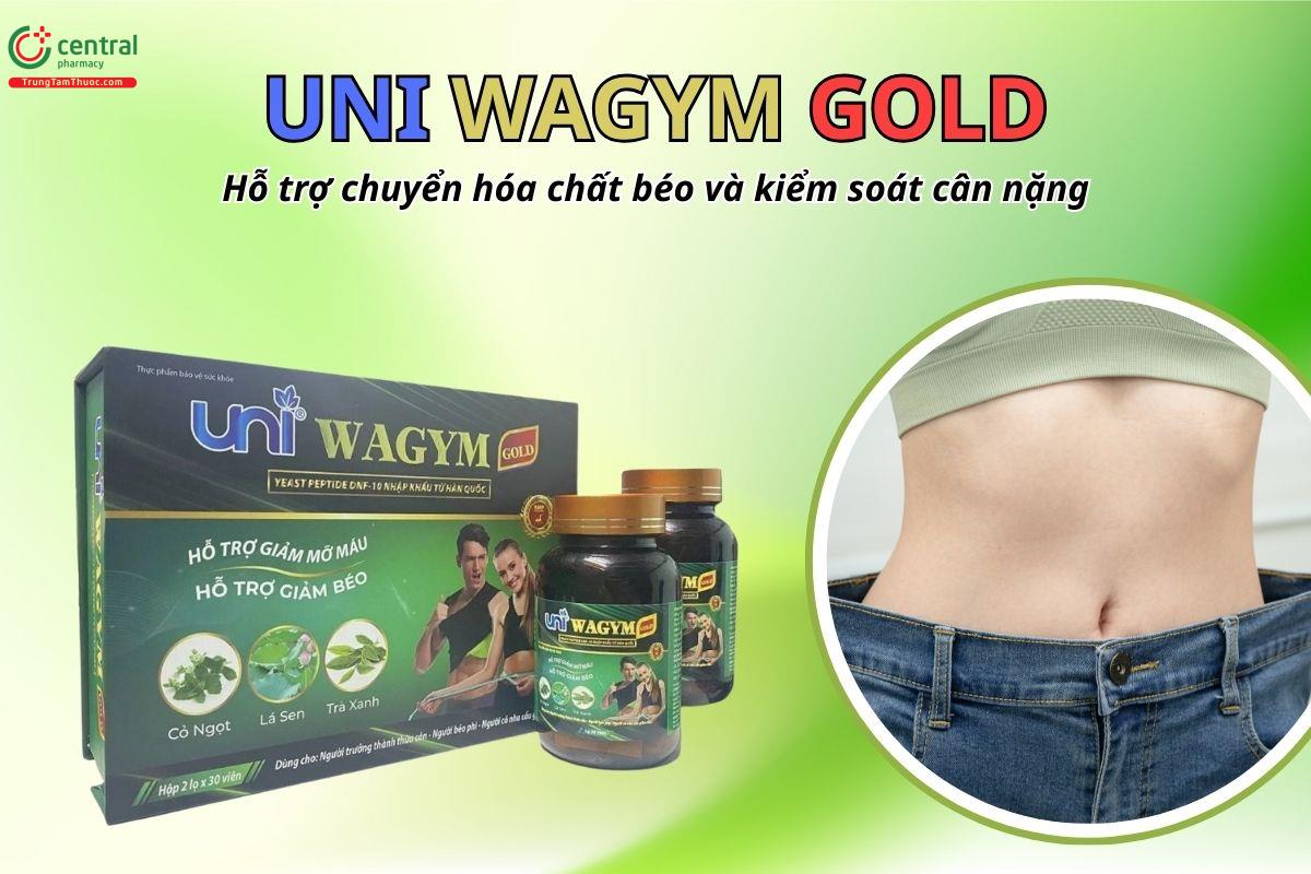 Uni Wagym Gold hỗ trợ chuyển hóa chất béo và kiểm soát cân nặng