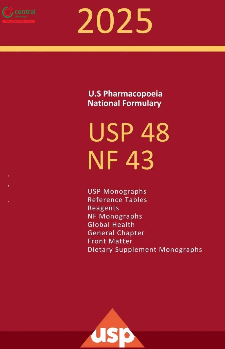 United States Pharmacopeia 48 – NF 43 - Dược Điển Mỹ 2025