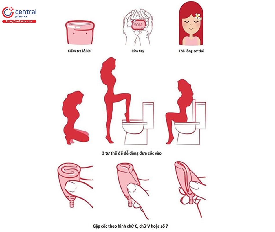 Cách sử dụng cốc