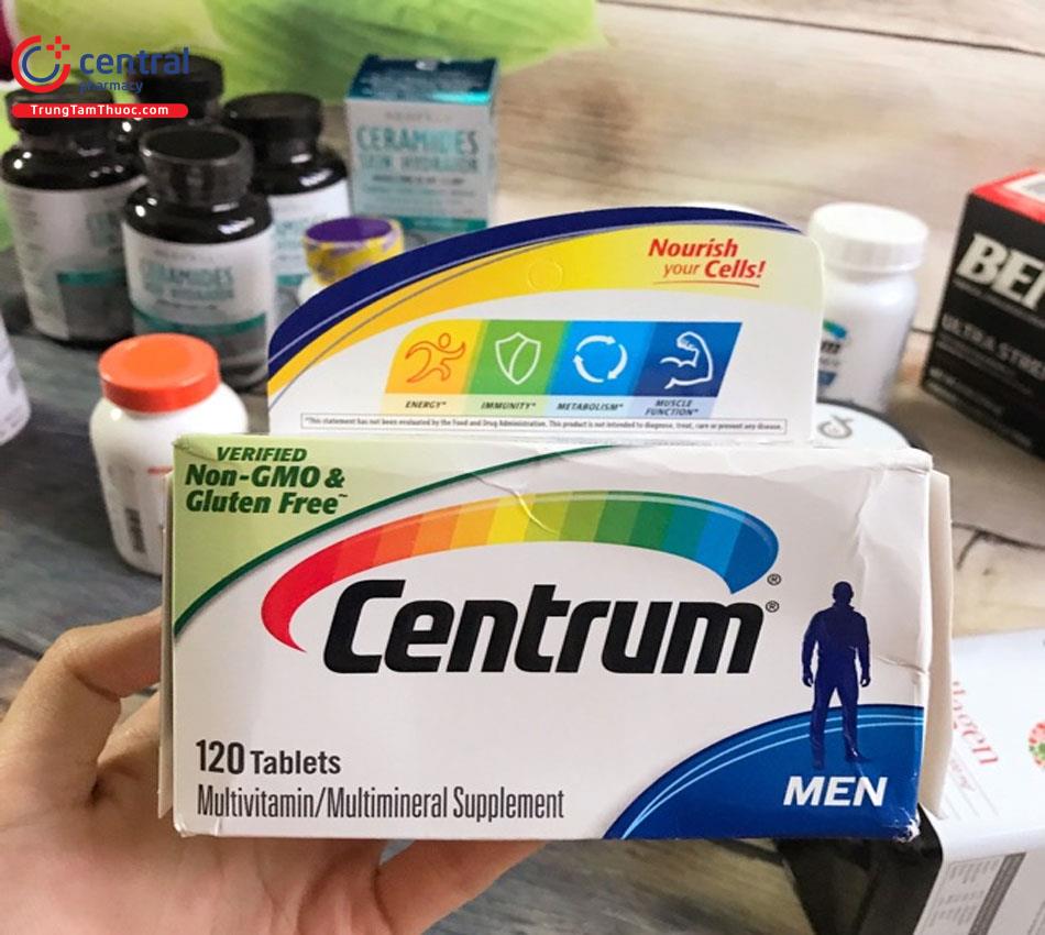 Centrum Men cung cấp các vitamin cần thiết