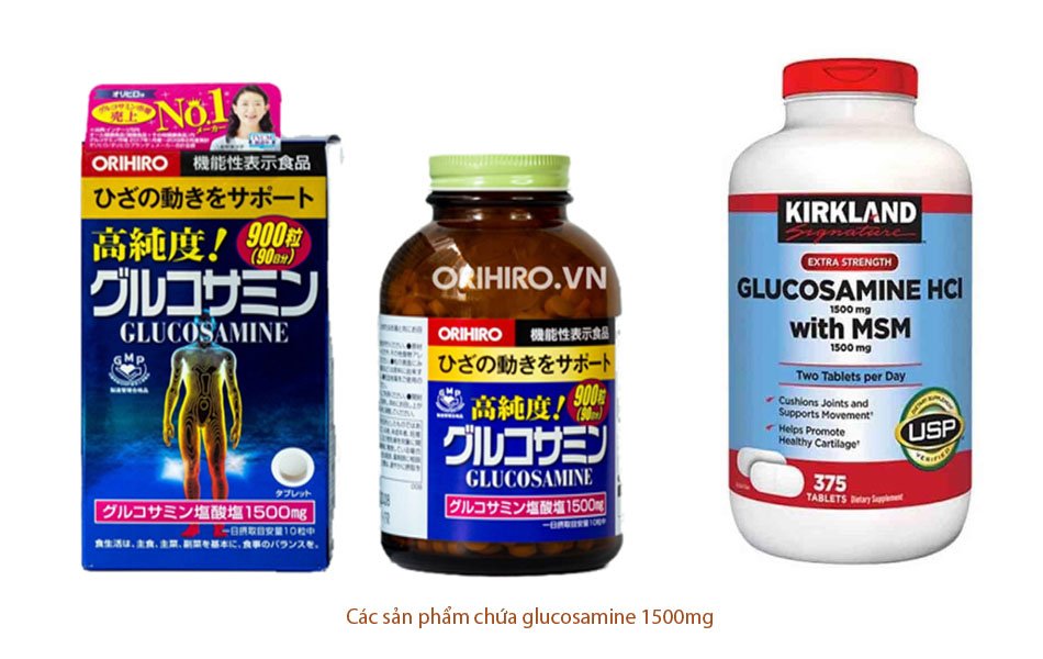 Các sản phẩm chứa Glucosamine 1500mg
