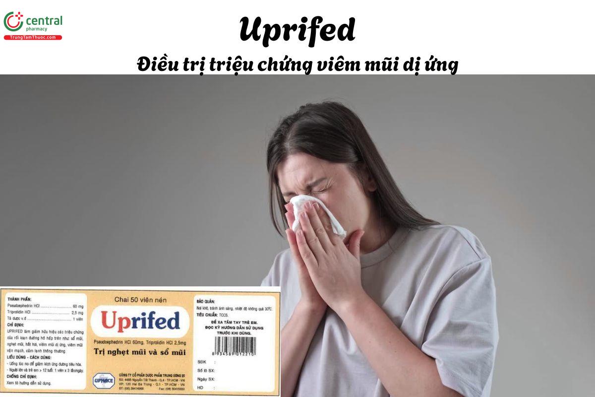 Thuốc Uprifed - Điều trị triệu chứng viêm mũi dị ứng, cảm lạnh, cúm