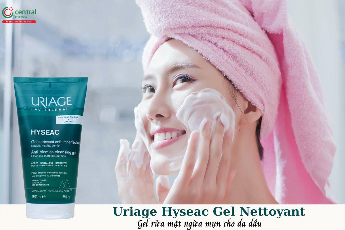 Uriage Hyseac Gel Nettoyant - Gel rửa mặt cho da dầu, mụn