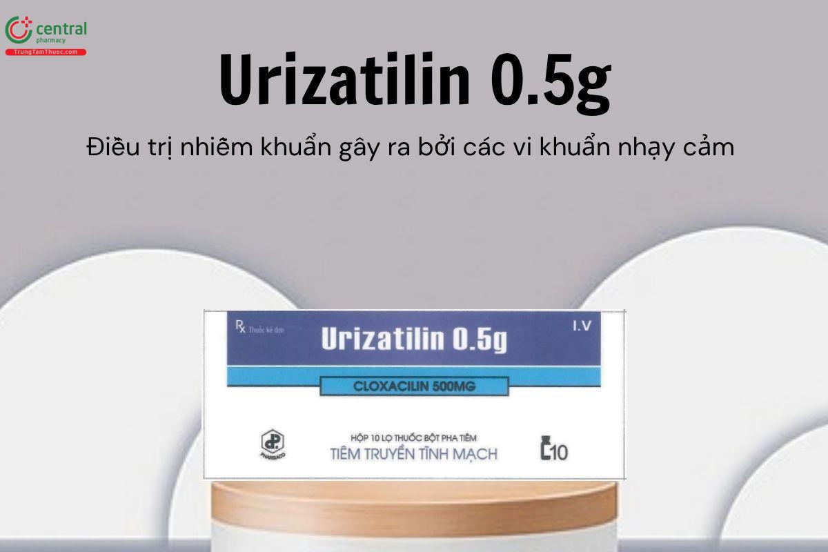 Thuốc Urizatilin 0.5g - Điều trị nhiễm khuẩn gây ra bởi các vi khuẩn nhạy cảm 