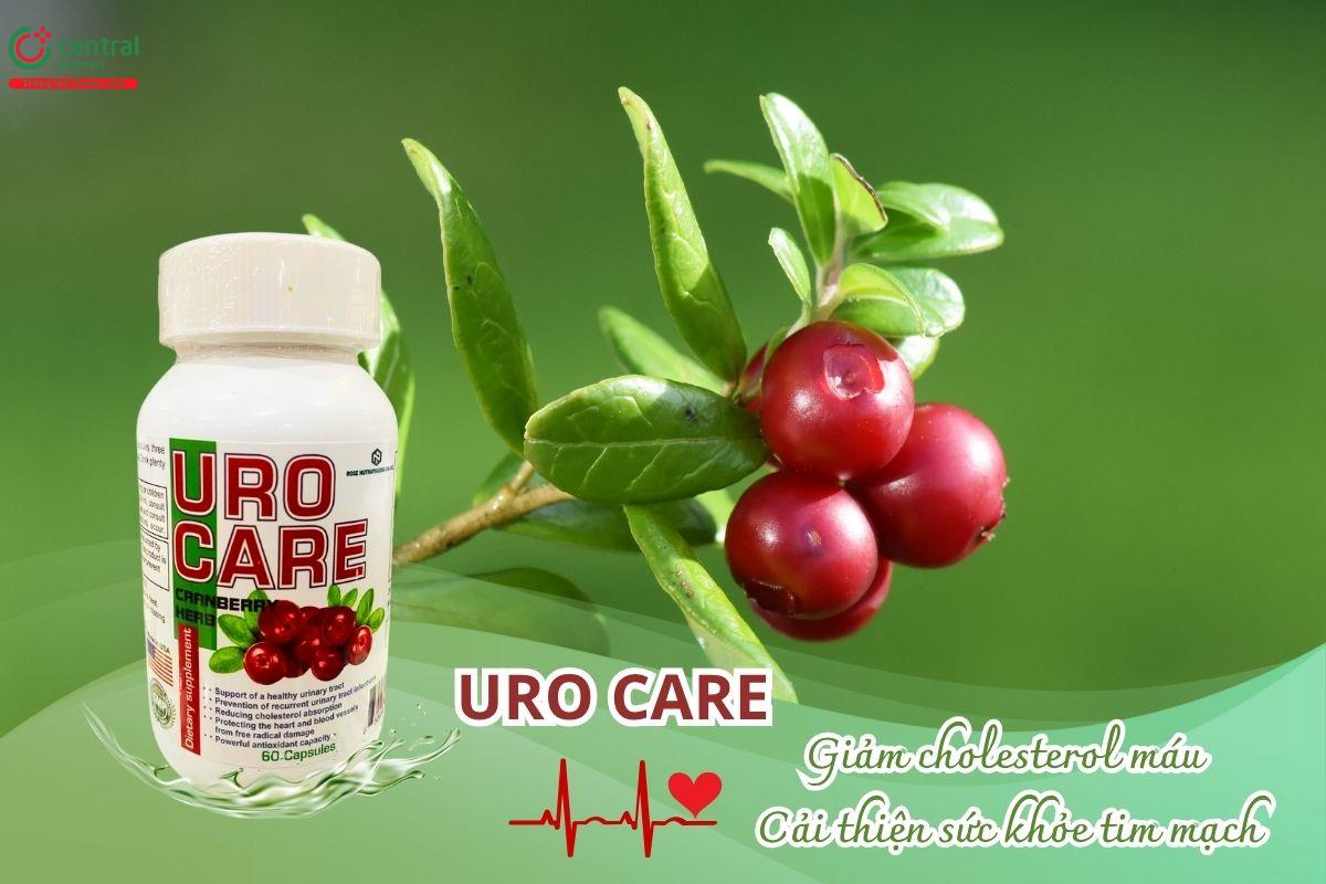 Thuốc Uro Care giúp giảm cholesterol máu, cải thiện sức khỏe tim mạch